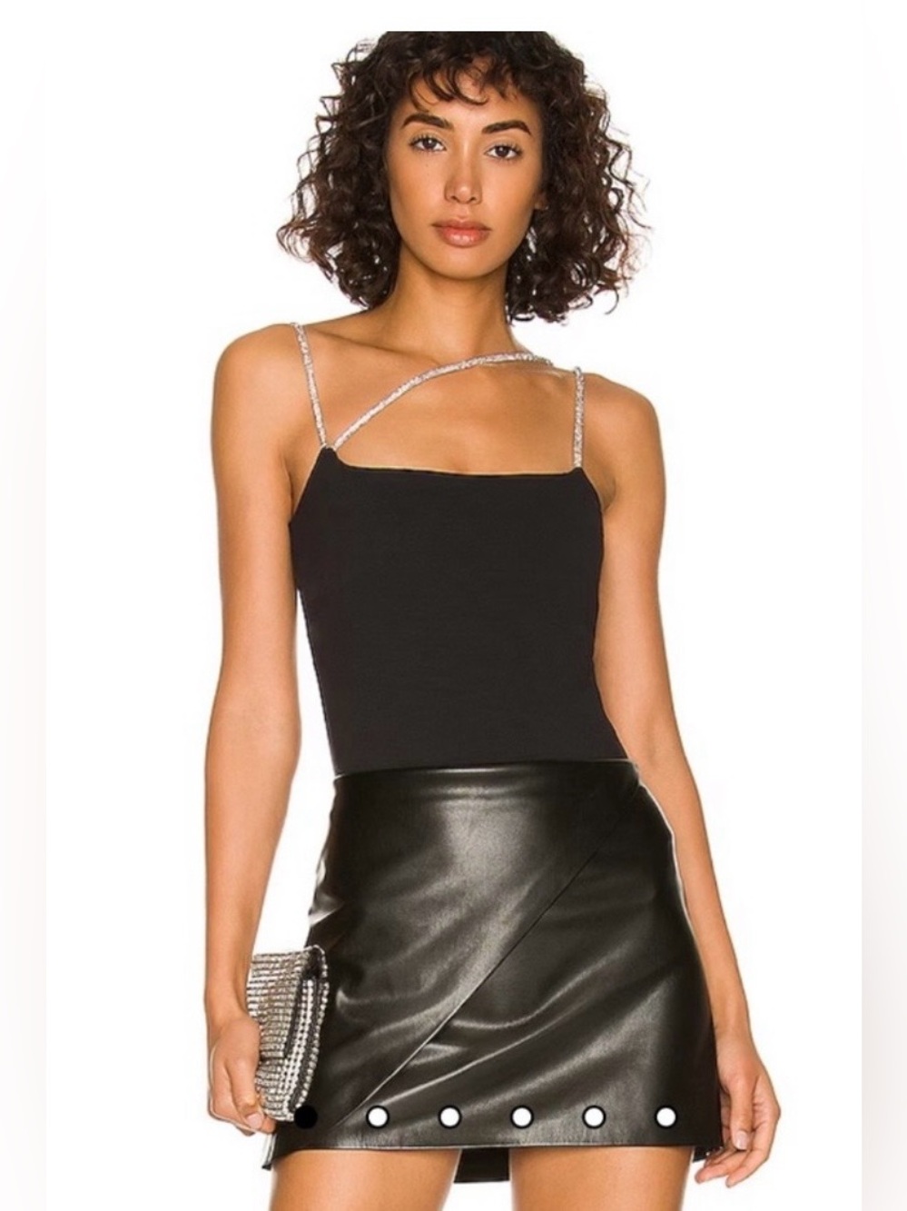 Lovers + Friends Julie bodysuit S black NWOT